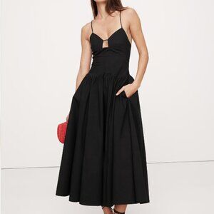 Banana Republic Black Midi Dress